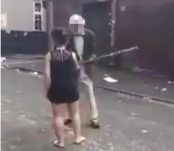 Photos: Elderly Man Whacks Prostitute With His Walking Stick After Confronting Him For Payment